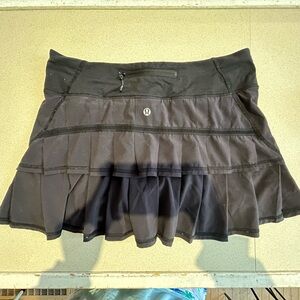 Black Lululemon tennis Skirt